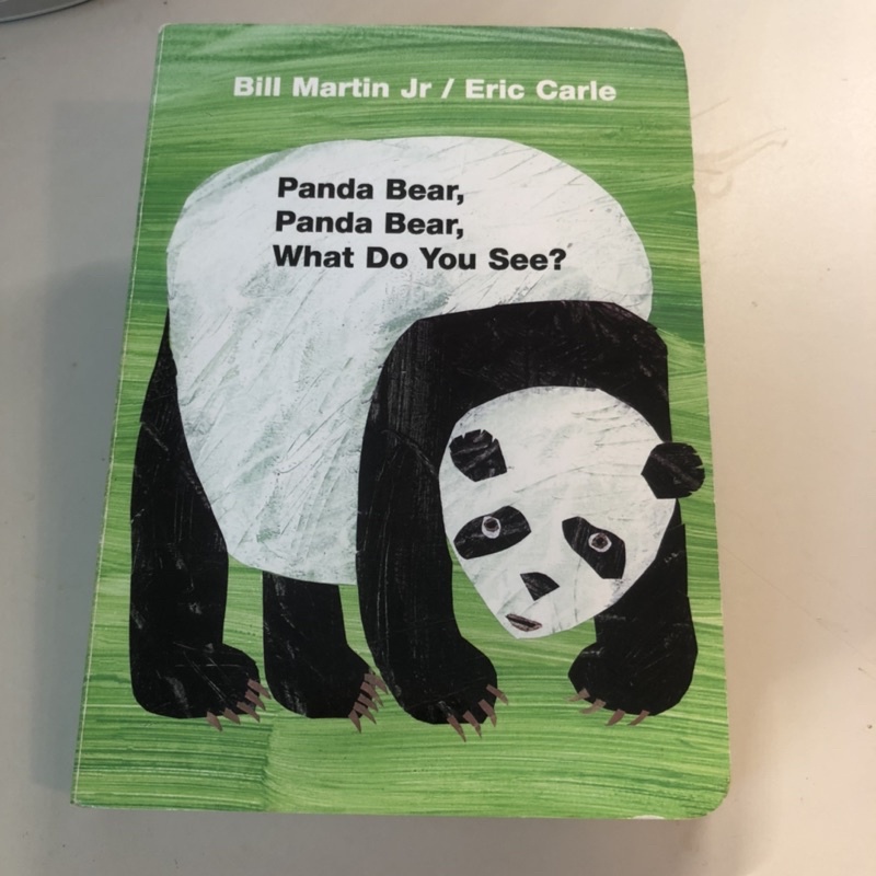 Panda bear What do you see? 硬頁書 寶寶書 Eric Carle 二手 英文繪本