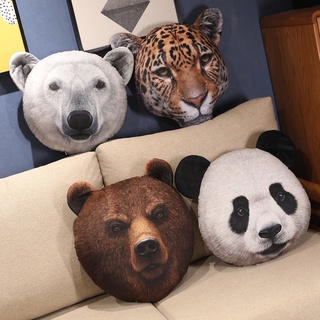 [仿真動物抱枕] 熊貓 豹 棕熊 豬 北極熊 抱枕 靠枕