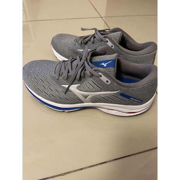 Mizuno wave rider 24 (灰藍） US10