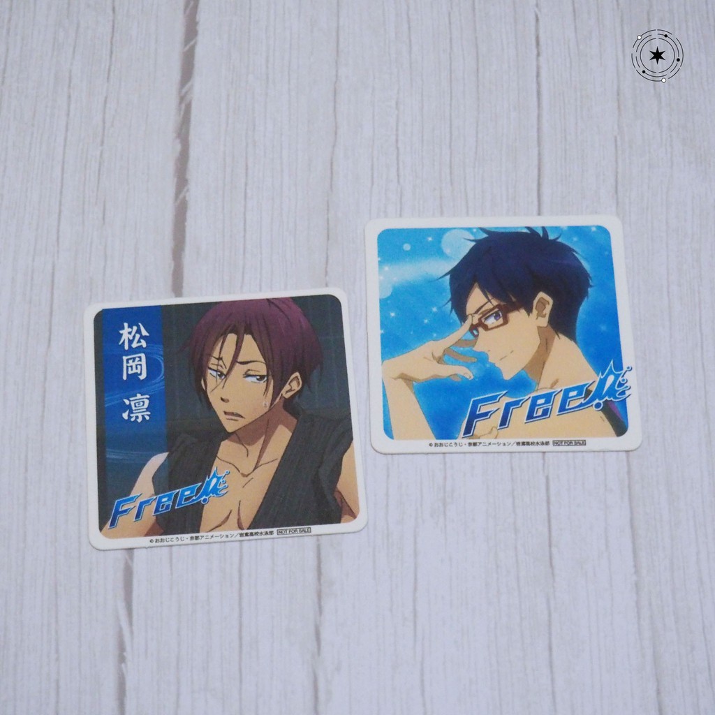 流星街 現貨 Free 男子游泳部 特典杯墊 松崗凜 龍崎怜 日版 單售 蝦皮購物