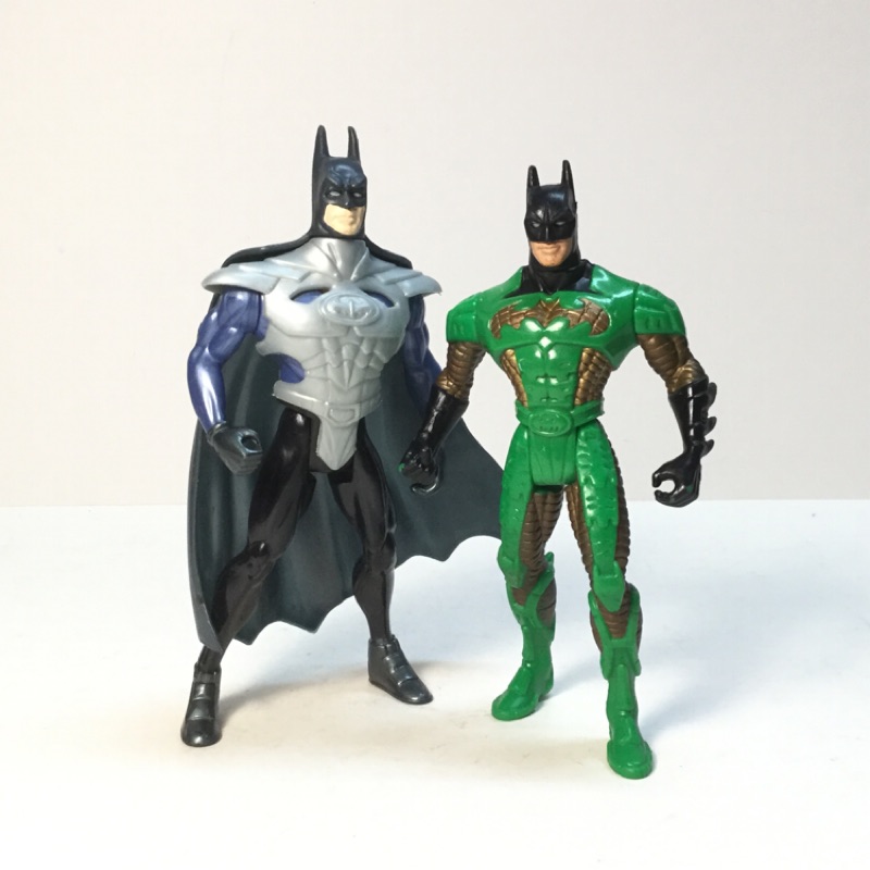 1997 Kenner 蝙蝠俠 綠衣+披風兩人合售 Batman
