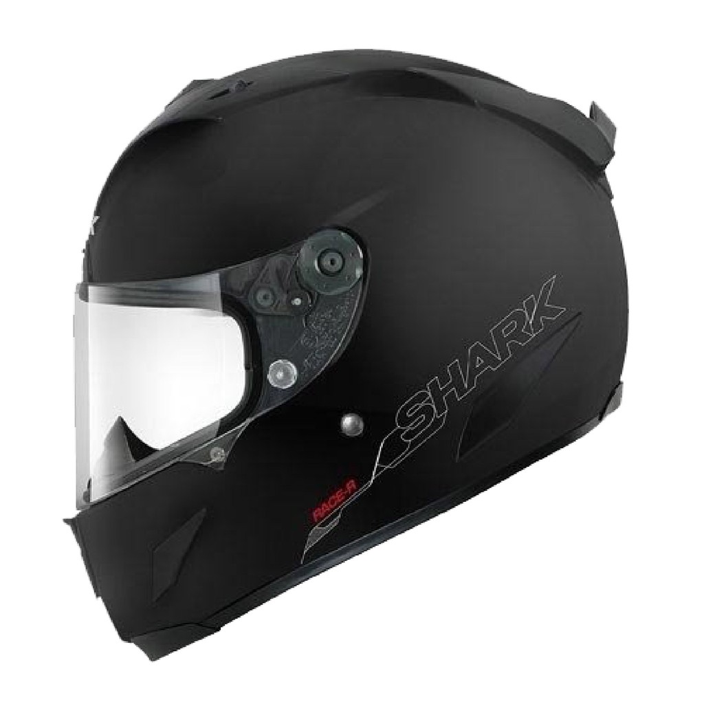 安信 | SHARK 安全帽 Race-R Pro Blank Mat 消光黑 全罩 安全帽 內襯可拆洗 頂級
