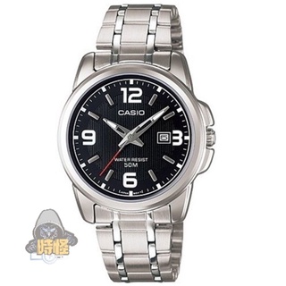 【CASIO】台灣卡西歐公司貨 簡約知性女腕錶 50米防水-黑面(LTP-1314D-1A)