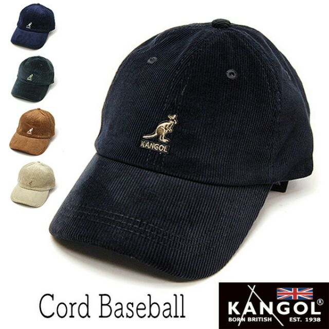 kangol cord baseball cap