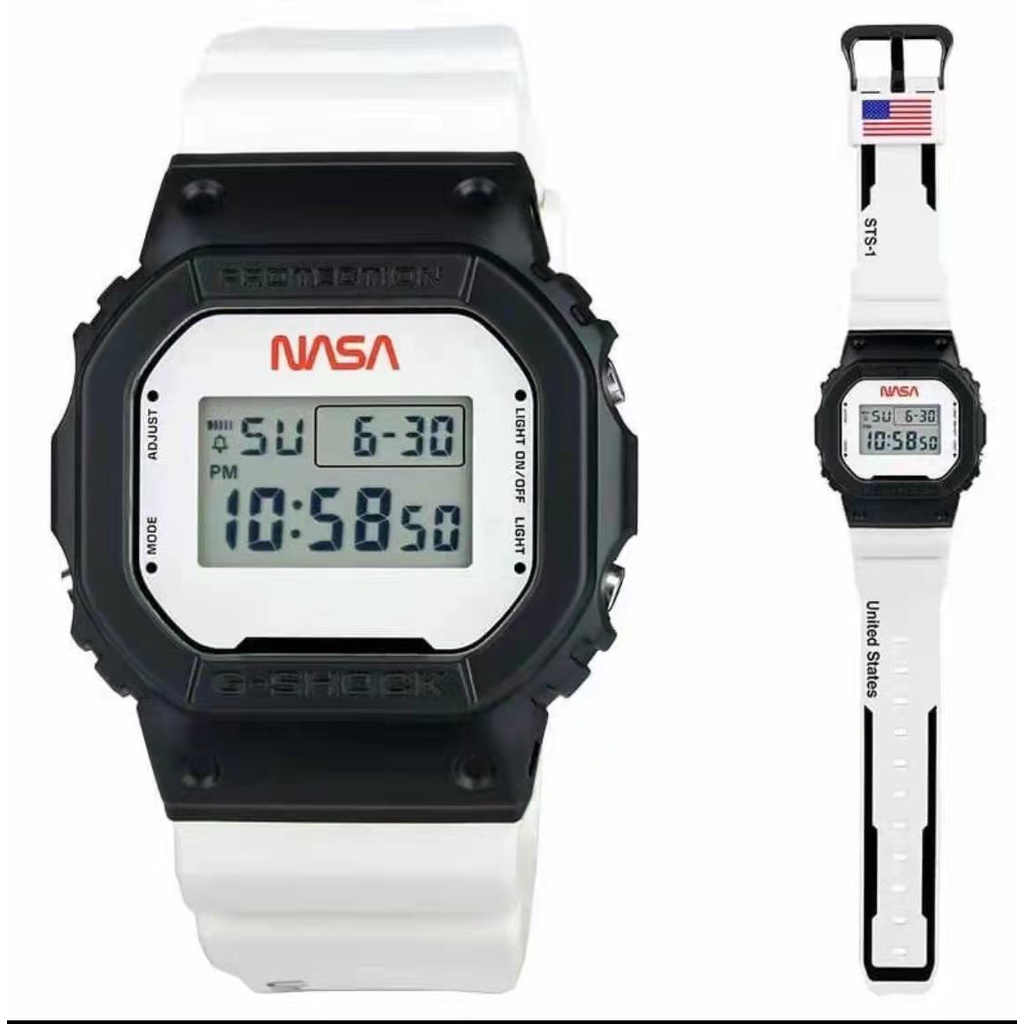 Dw5600 NASA21 40 週年 NASA 聯合航天飛機錶殼雕刻手錶