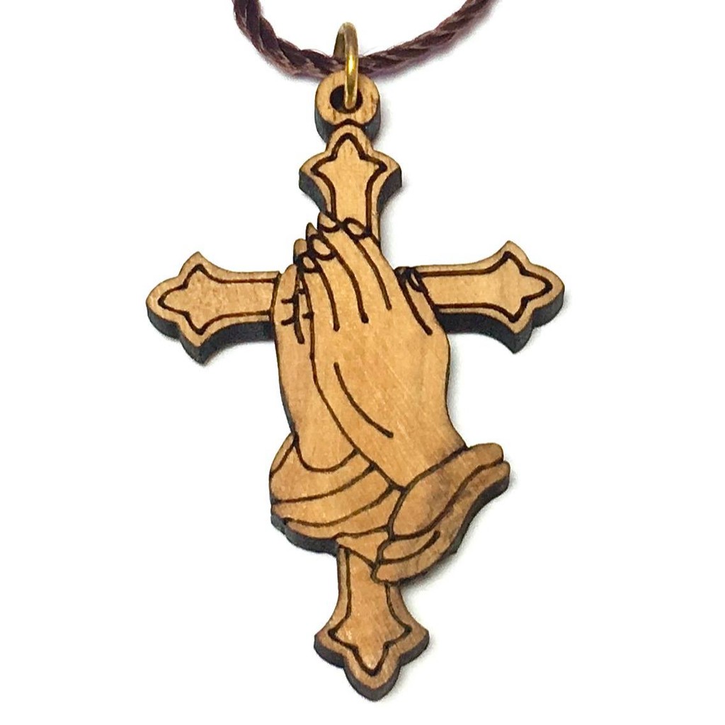 基督教禮品 以色列進口 十字架 橄欖木系列 項鍊 掛飾 13-32