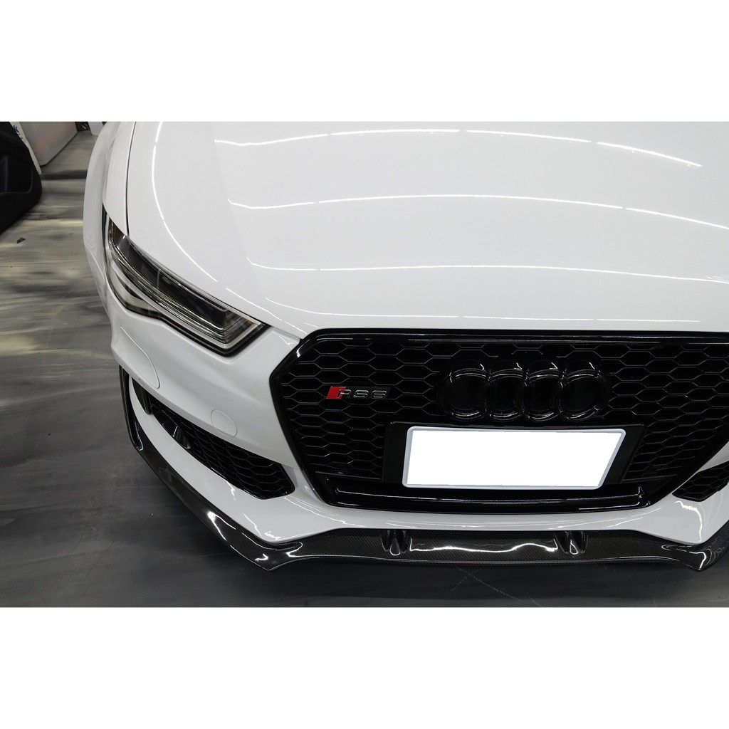 奧迪 Audi A6水箱罩貼膜 前氣壩貼膜 鍍鉻貼膜  窗框貼膜  Q2 Q3 Q5 A3 A4 A5 A7 A8 TT
