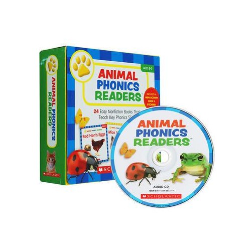 Animal Phonics Readers (24冊合售/+CD)/Blevins Wiley eslite誠品