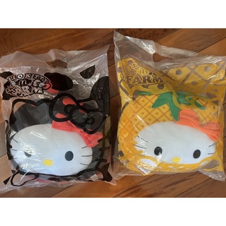 麥當勞 瓢蟲Hello kitty抱枕. 鳳梨Hello kitty抱枕
