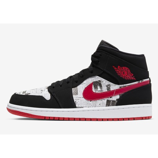 air jordan 1 newspaper print