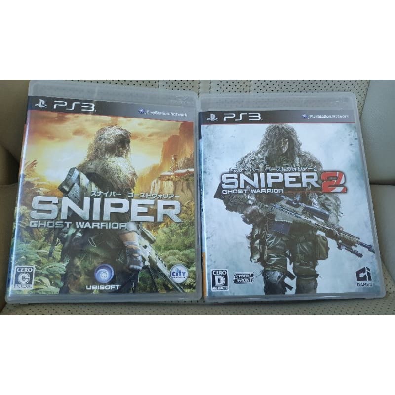SONY PS3 Sniper Ghost Warrior 狙擊之王 幽靈戰士1+ 2 日版