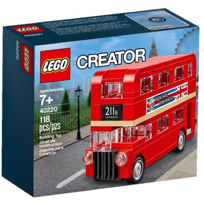 「現貨」100%正版樂高LEGO 40220 London Bus倫敦雙層巴士