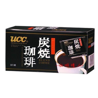 UCC咖啡~ UCC炭燒咖啡(黑咖啡,無糖無奶)2.2g*30包/盒(即溶)