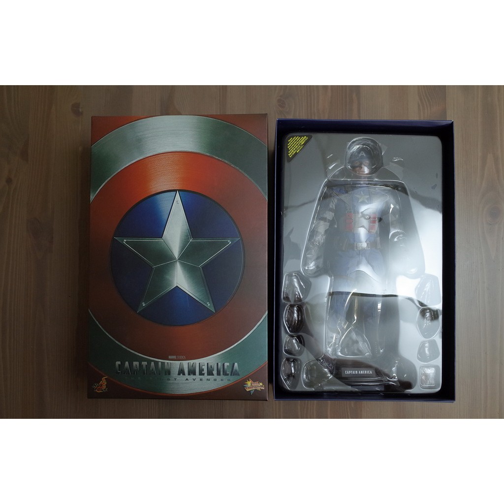 全新 收藏 初版 Hot Toys 1/6 MMS156 Captain America 美國隊長