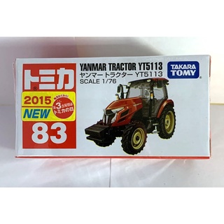 Tomica 2015年 No.83 Yanmar Tractor YT5113 農用牽引機 拖拉機~有新車貼