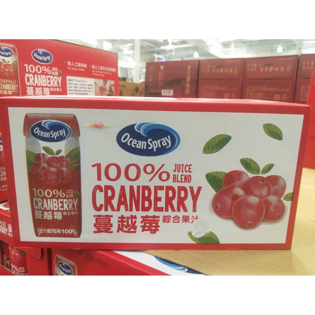 優鮮沛蔓越莓汁 (12入),OCEAN SPRAY CRANBERRY
