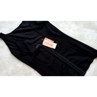 ＊JOLINNA~SHOP＊103117專櫃正品華歌爾~維他命E護膚無痕款~時尚黑色修飾束衣~L號~直購890元~