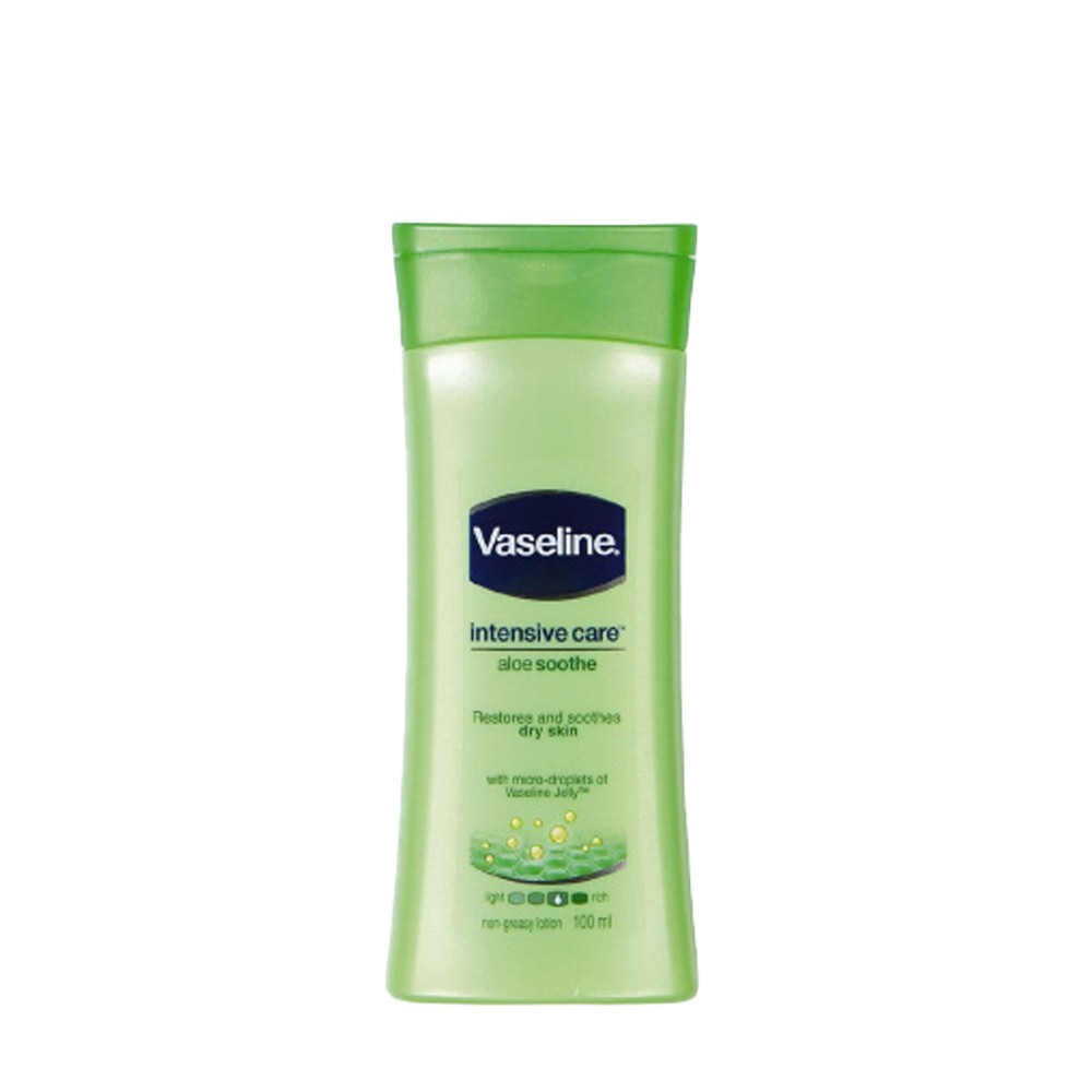 【Vaseline 凡士林】身體潤膚乳液-蘆薈精華(100ml)【兔雜tuzha】