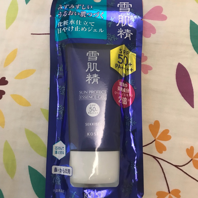 日本帶回*全新*雪肌精防曬乳SPF50+ (80G) 裸裝