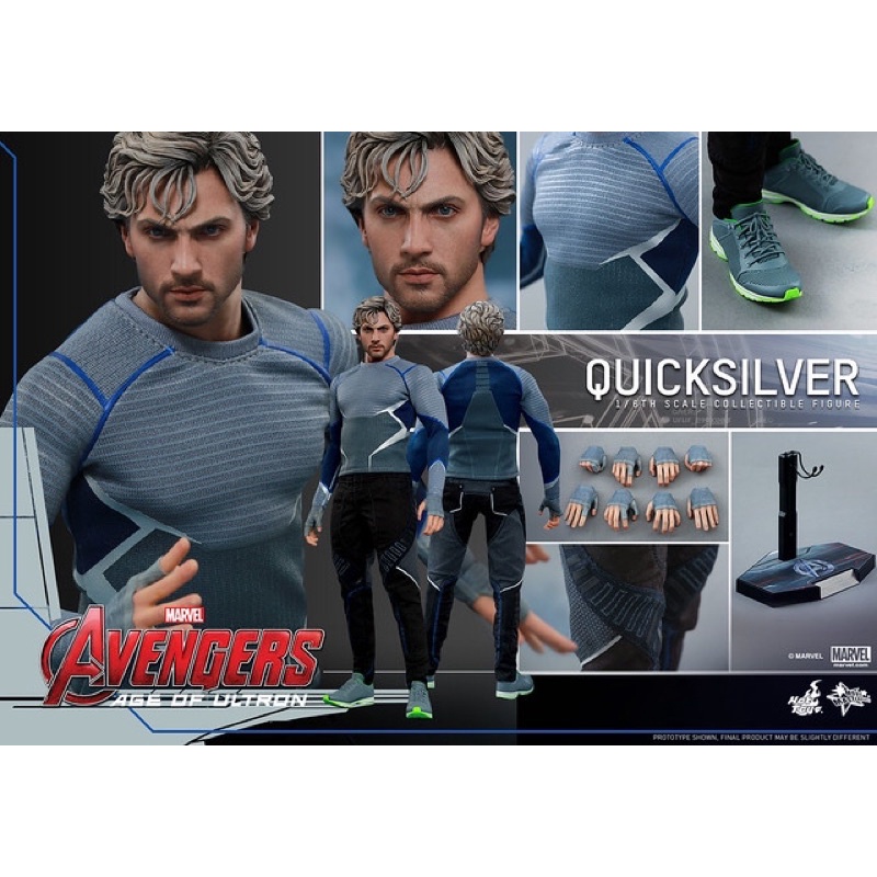 HOT TOYS 1/6 人偶 MMS302 復仇者聯盟 奧創紀元 快銀 Quicksilver