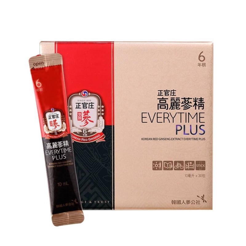 正官庄 高麗蔘精Everytime plus 30入