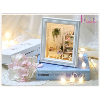 ☆[Hankaro]☆ DIY系列陽光宿舍迷你模型袖珍屋相框 (批發另洽)
