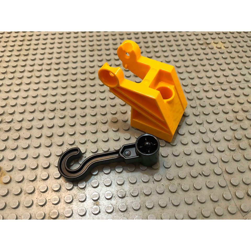 【點點小豆】LEGO 樂高積木 DUPLO 得寶 深黃色 拖吊車 配件 1 個 全新 如圖！