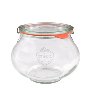 德國 Weck 748 玻璃罐 (附玻璃蓋+密封圈L) Deco Jar 1062ml (WK017)