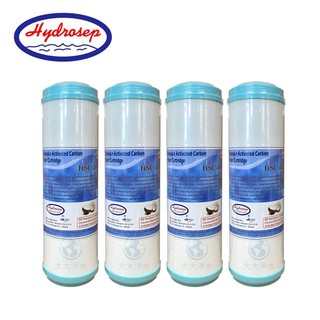 Hydrosep 10英吋標準型高品質椰殼顆粒活性碳濾心(4支入) 美國進口 大大淨水