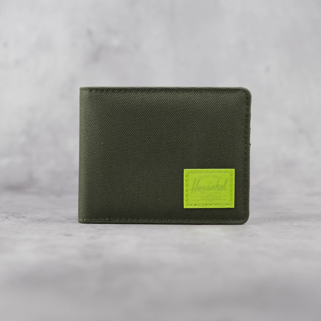Herschel Roy Coin Wallet RFID 10403-02988-OS Dark Olive