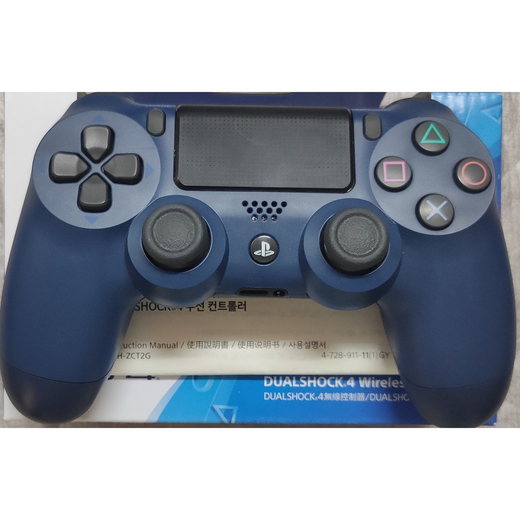 Ps4 一代二代原廠無線手把搖桿dualshock 4 Cuh Zct2g 午夜藍 蝦皮購物