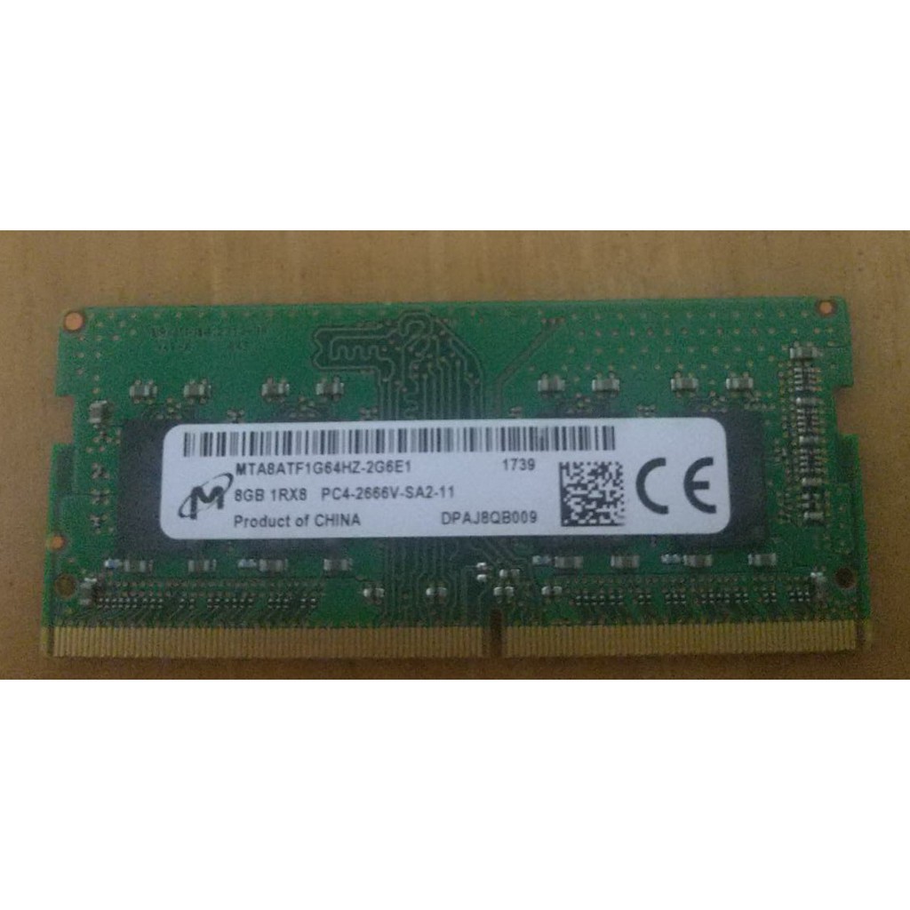 NB Micron 美光 DDR4 2666 8G 筆電 筆記型 彰化