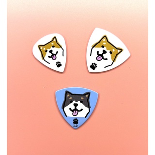 【老羊樂器店】Daiking 柴犬 柴柴 狗 pick 彈片 撥片 吉他 貝斯 烏克麗麗 1.0mm 日本製 可愛
