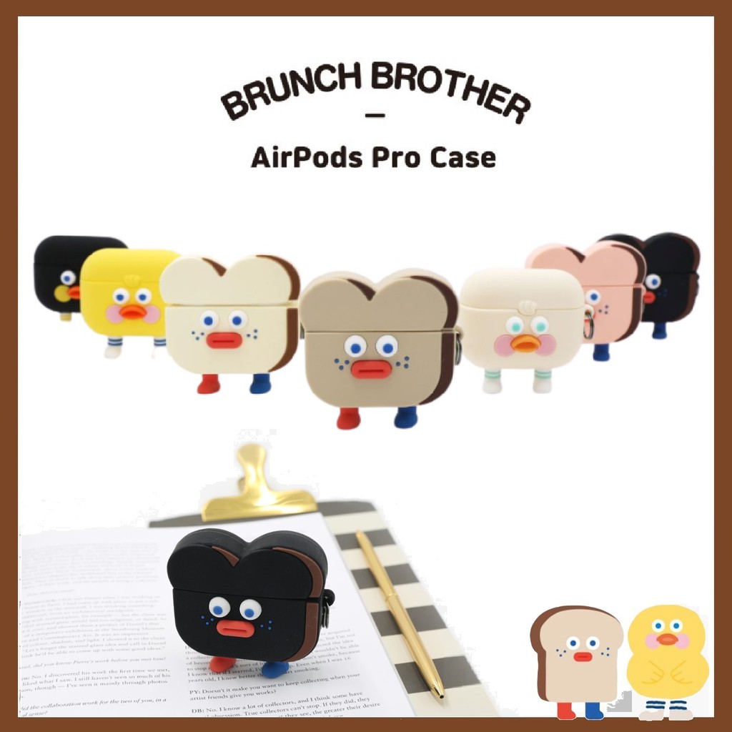 有現貨! 韓國進口 Romane Brunch Brother airpods pro 保護套 藍芽耳機保護套 保護殼