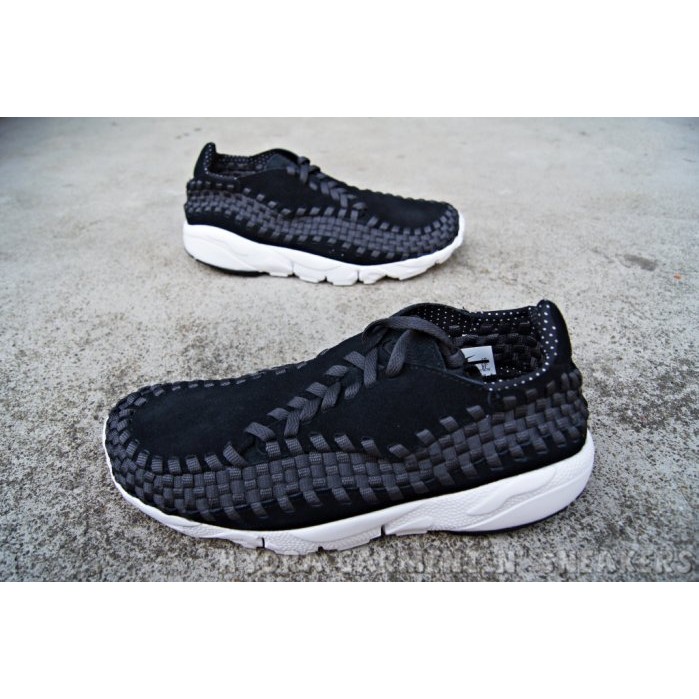 【HYDRA】Nike Air Footscape Woven NM 黑色 875797-001 編織鞋 限量 側綁