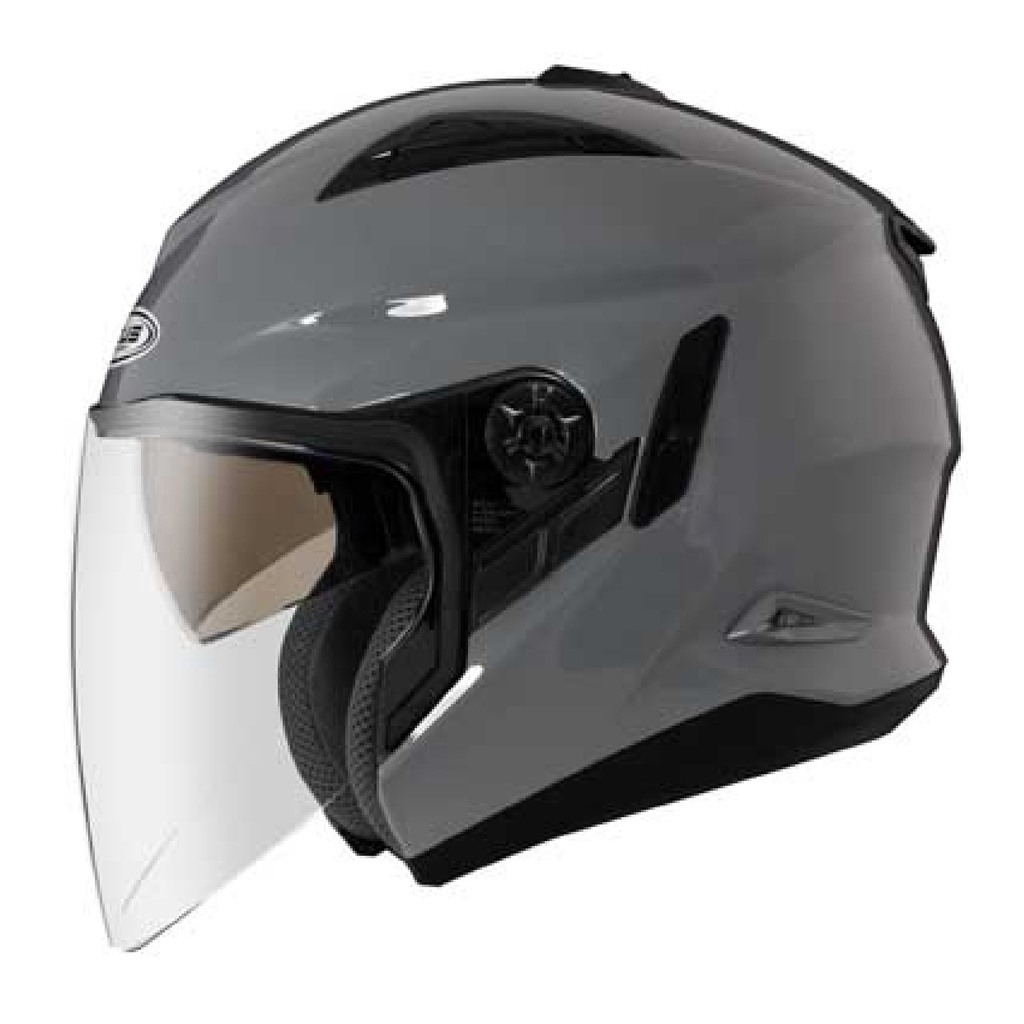 [安信騎士] ZEUS 瑞獅 ZS-613B 613B 素色 水泥灰 半罩 安全帽 雙鏡片
