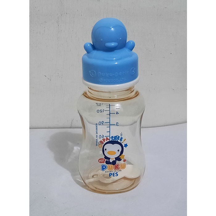 PUKU 藍色企鵝 PES 標準奶瓶/葫蘆奶瓶(藍)150ml