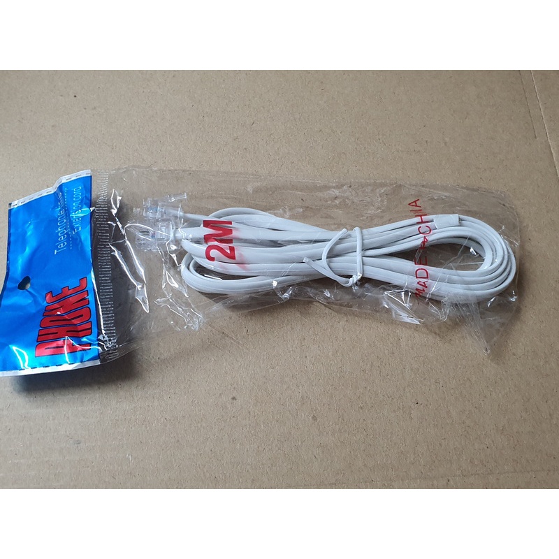[yo-hong]全新帶獨立包裝 6P2C電話線 2米 家用電話/單機通用