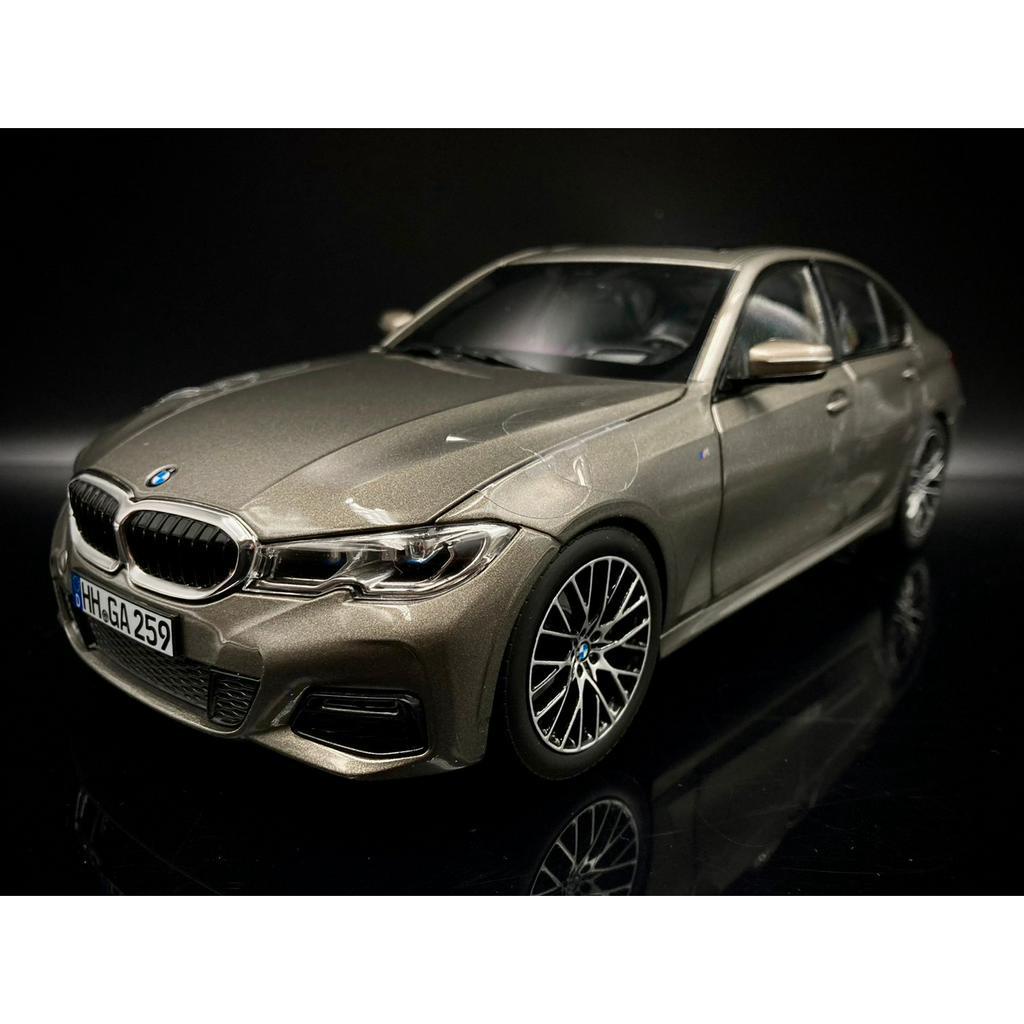 【收藏模人】Norev BMW 330i G20 2019 灰褐色 183275 汎德 模型車 1:18 1/18