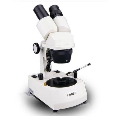 法寶寶石顯微鏡20-40倍放大鏡珠寶鑑定放大鏡 彎臂式FGM- U2-19專業實驗室用