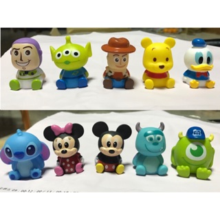 迪士尼🏯坐姿公仔 小熊維尼🐻唐老鴨🐥玩具總動員🤖三眼怪👾怪獸電力公司👻毛怪👹大眼仔👽米奇米妮❤️