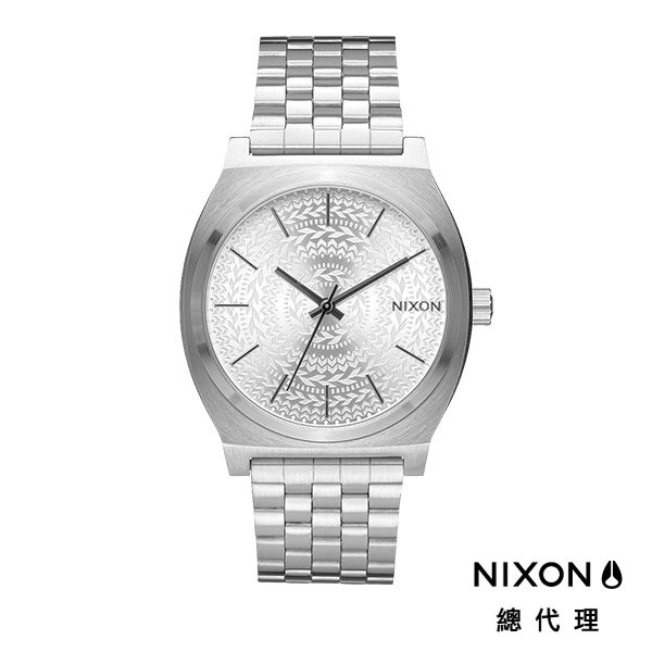 NIXON TIME TELLER 時尚百變 個性腕錶 銀 鋼錶帶 手錶 男錶 女錶 A045-2129