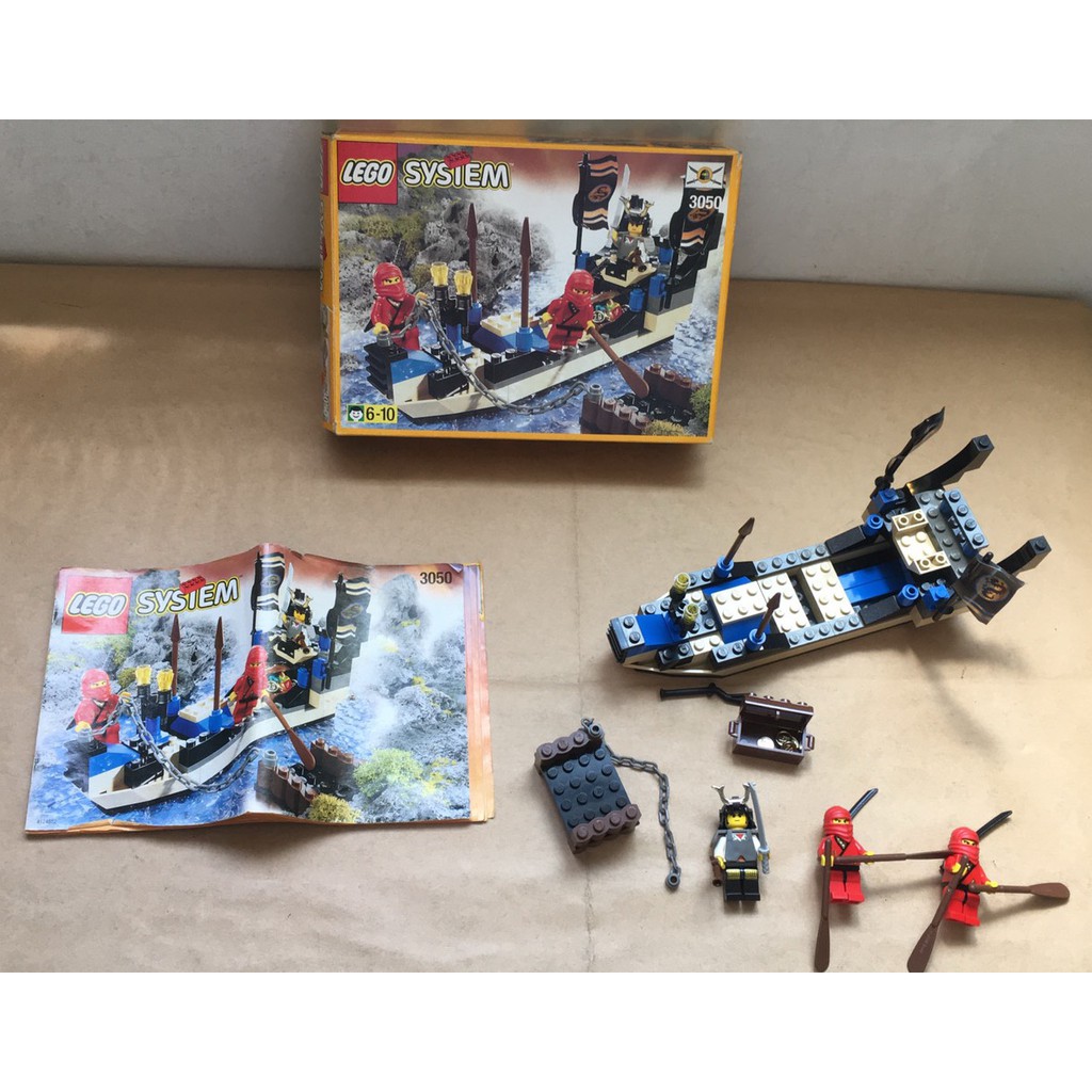 樂高 Lego 3050 日本軍船與渡口(懷舊城堡/武士/將軍/忍者/侍)