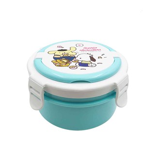 【SANRIO 三麗鷗】不鏽鋼隔熱餐盒-明星總動員(藍色款)(現貨限量)