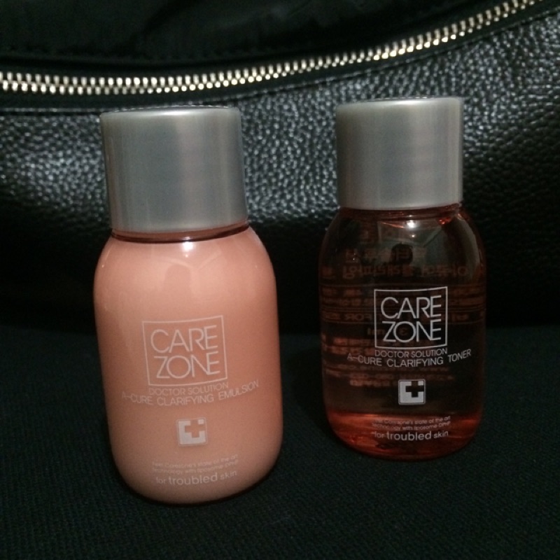 Care Zone韓國熱賣痘痘肌專用化妝水+乳液旅行瓶