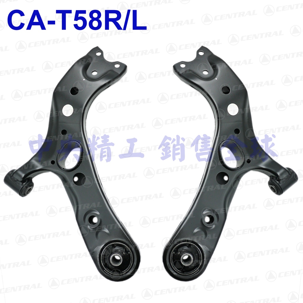 左右2支TOYOTA豐田RAV4/PREVIA/ALPHARD全新品前下三角架三腳架三角台三腳台總成同原廠正廠件OE規格