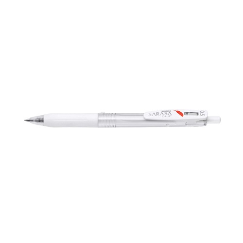 日本斑馬 ZEBRA SARASA X JJ99 紅羽毛 限定款 白桿 0.5 鋼珠筆 (黑色墨水) -耕嶢工坊