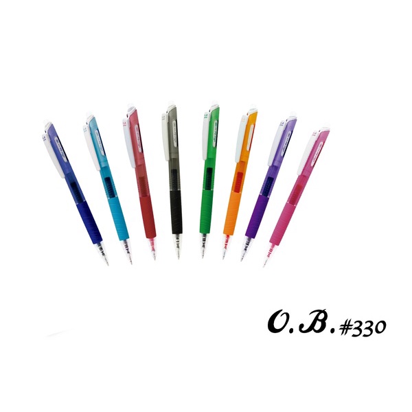 OB 330粉彩 自動粉彩中性筆 0.5mm