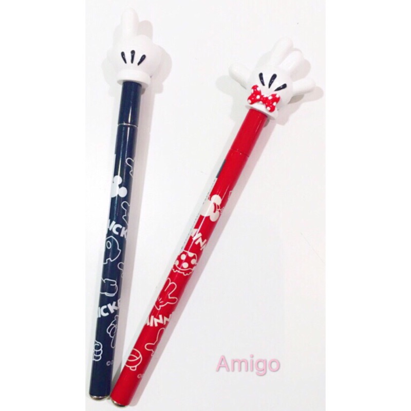 《朋友禮品》日本東京迪士尼專賣店 米奇 米妮 手掌 指揮棒 伸縮棒 原子筆 筆 文具