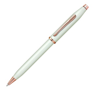 CROSS 新世紀系列 珍珠白亮漆玫瑰金色 原子筆 AT0082WG-113